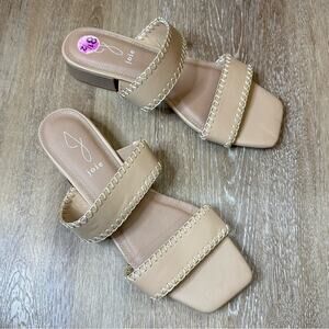 Joie‎ Chiara Slip On Sandals Tan Straps 8.5